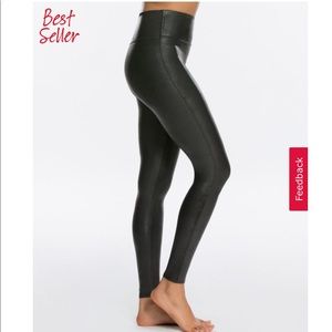 Spanx Faux leather Leggings Medium Never Worn